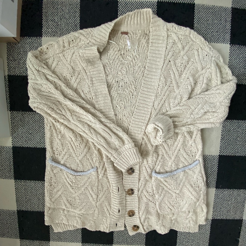 Free People oversize cardigan
